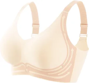 Bras for Women No Underwire, Push Up Bra Wireless Bras for Women Soft and Lightly Full Coverage Seamless Bras for Everyday