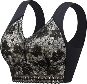 Breathable Sport Bras for Women Plus Size Side Support Wireless Seamless Sports Bra Beautiful Back Daily Comfort Bras