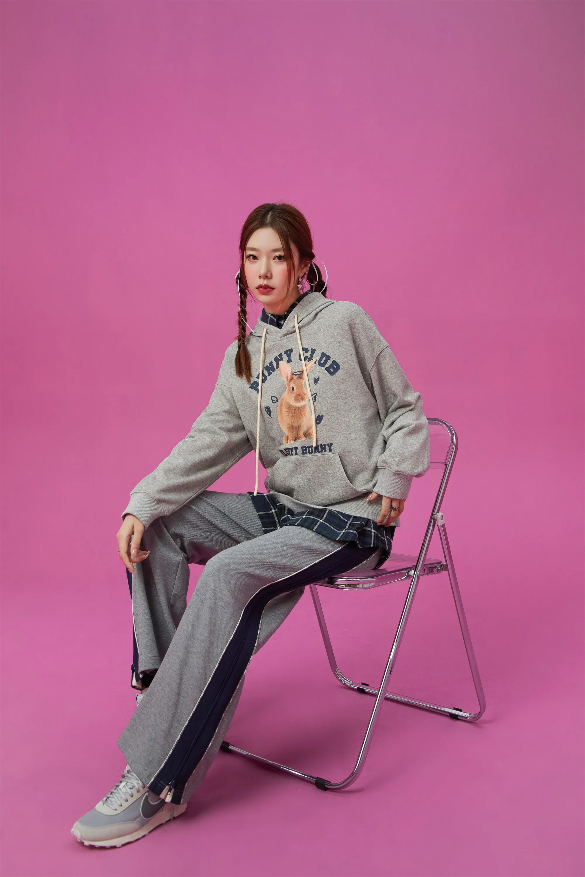 Bunny Club Slit Hoodie