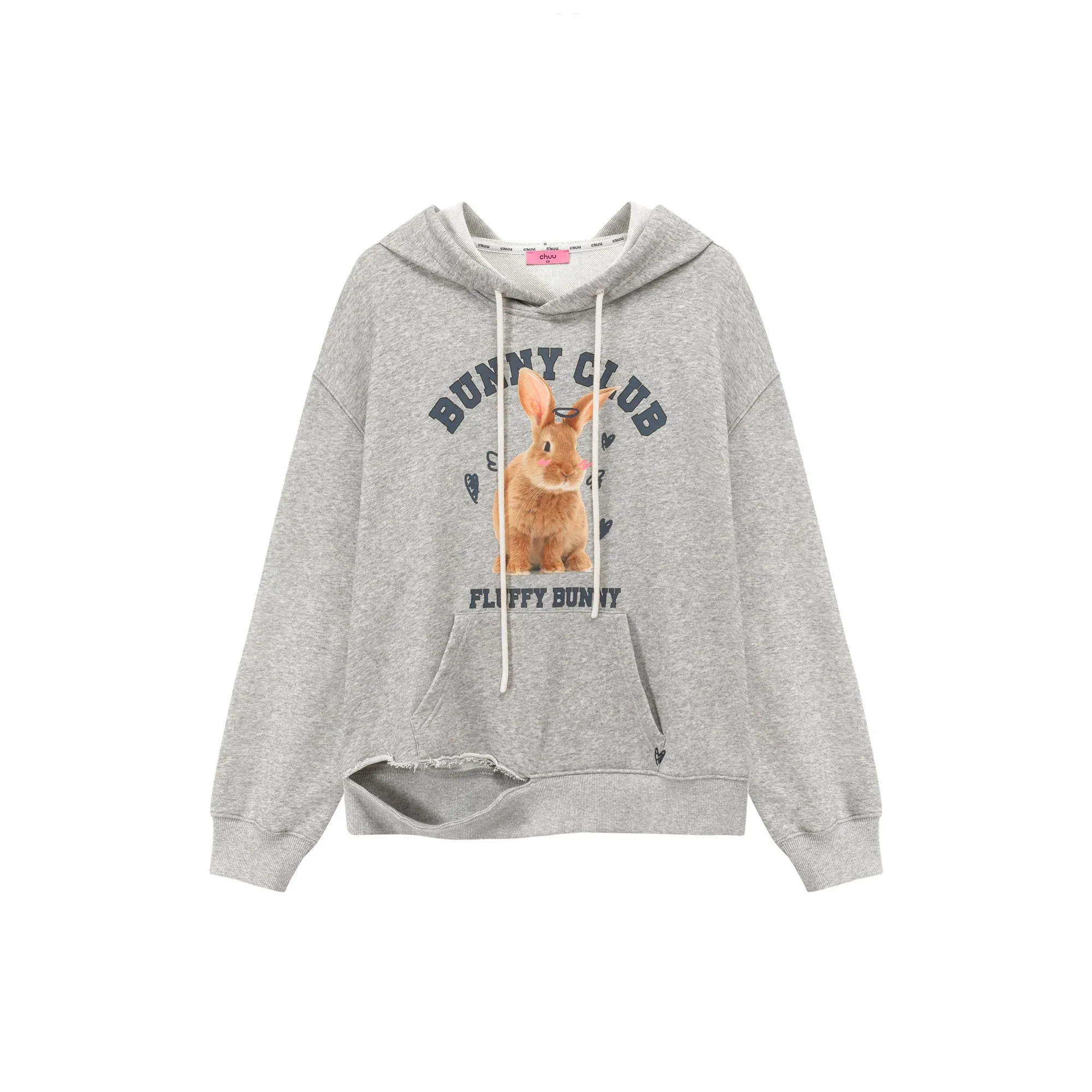Bunny Club Slit Hoodie