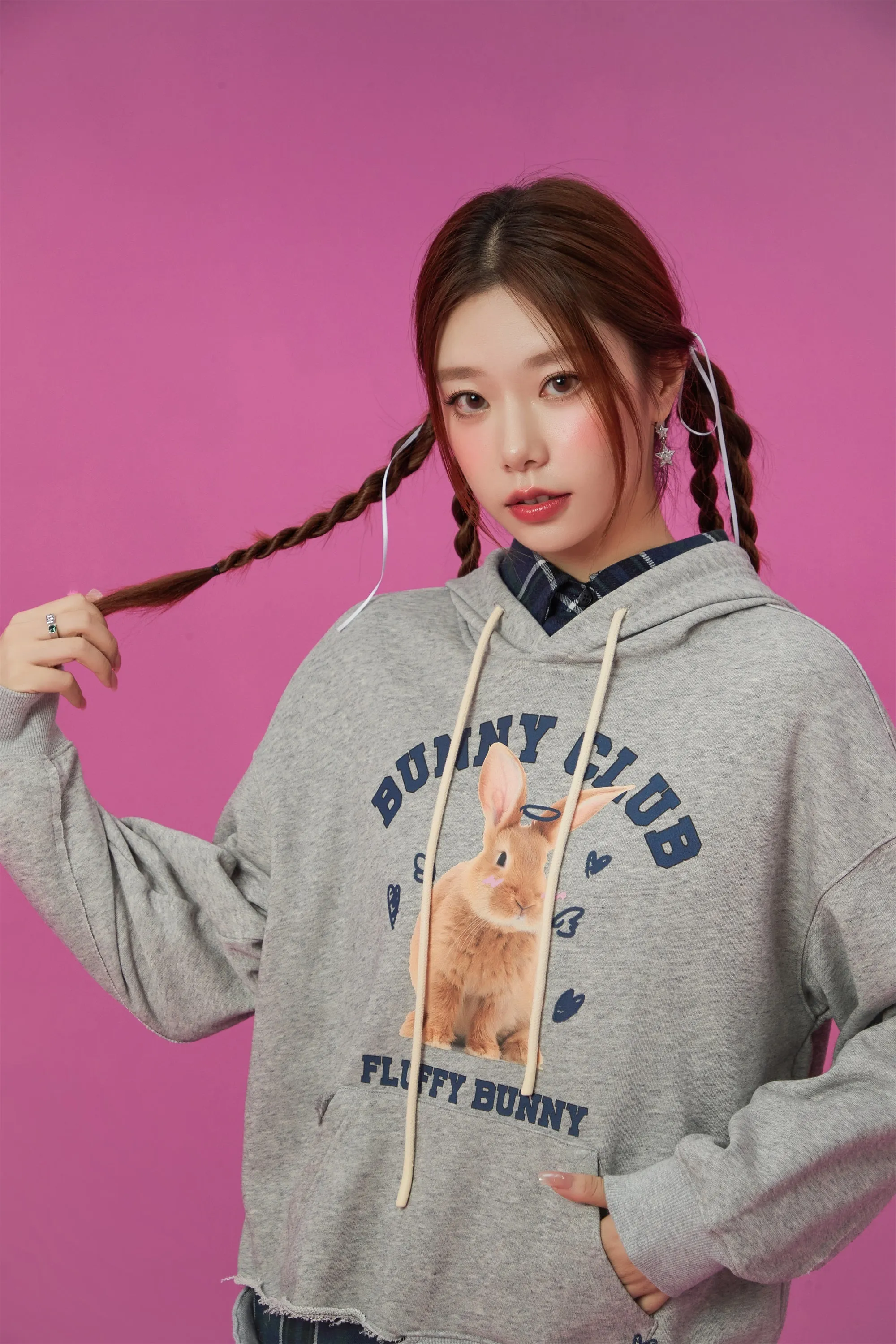 Bunny Club Slit Hoodie