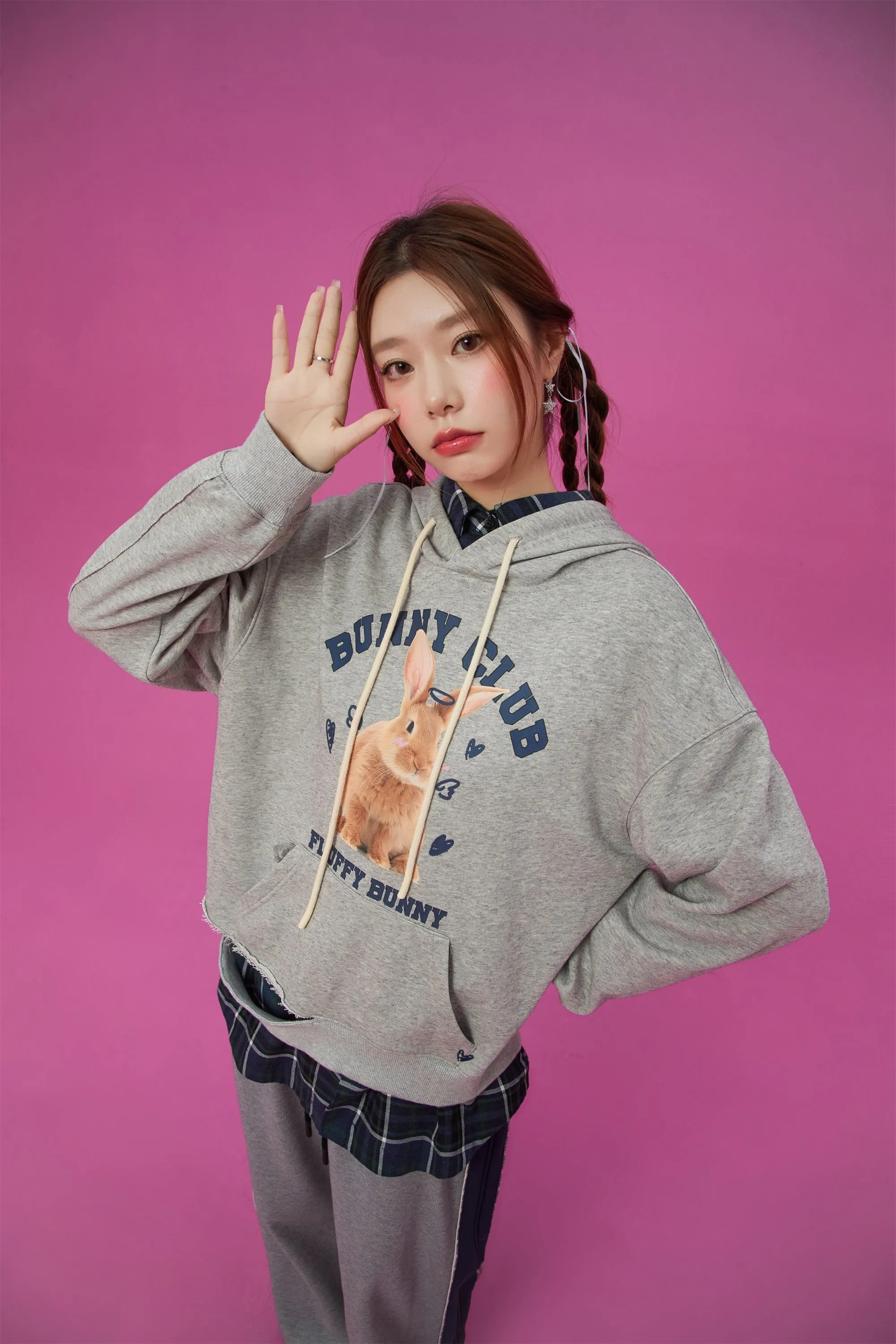 Bunny Club Slit Hoodie