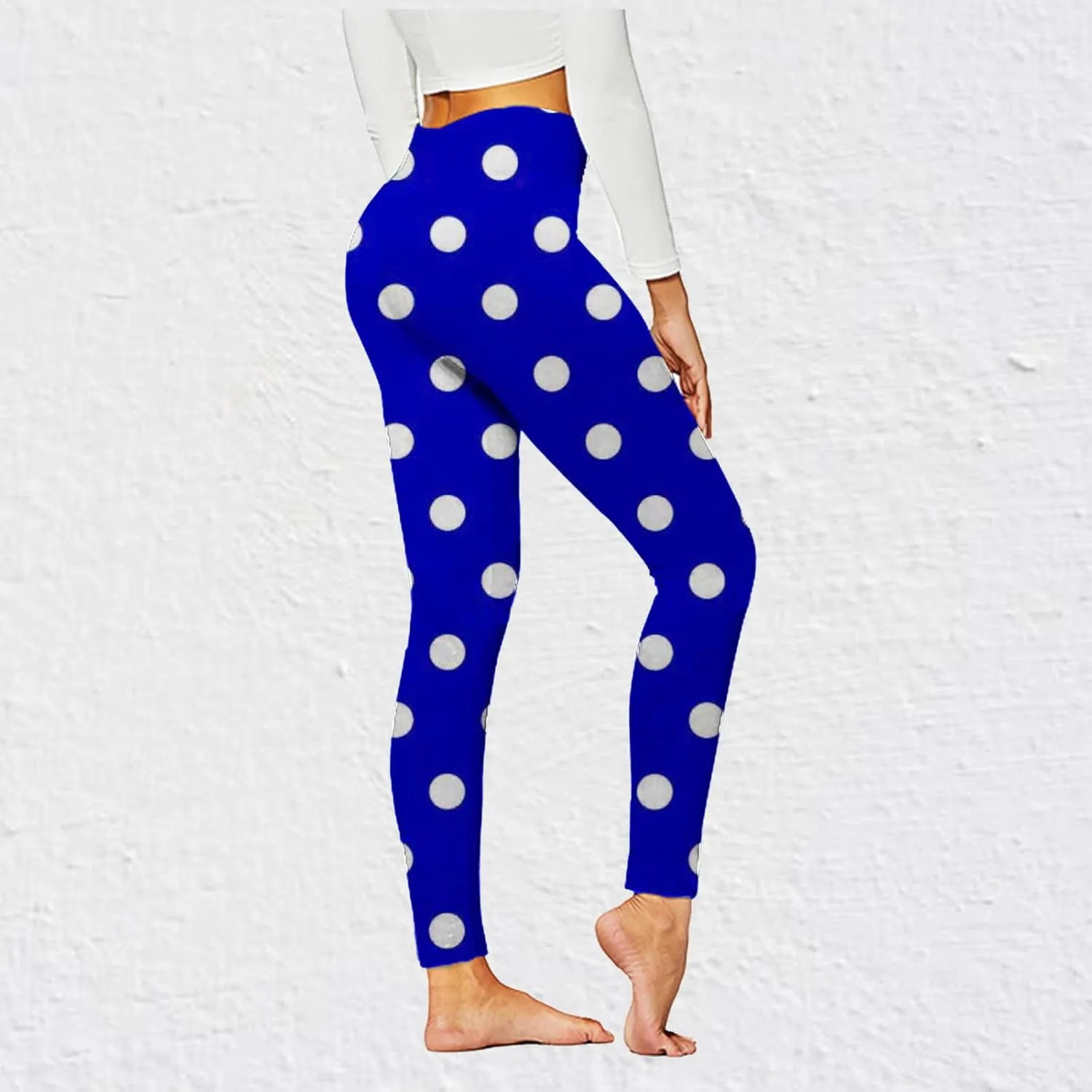 Butt Lifting Leggings for Women Seamless High Waist Scrunch Athletic Yoga Pants Plaid Print Tummy Control Gym Tights