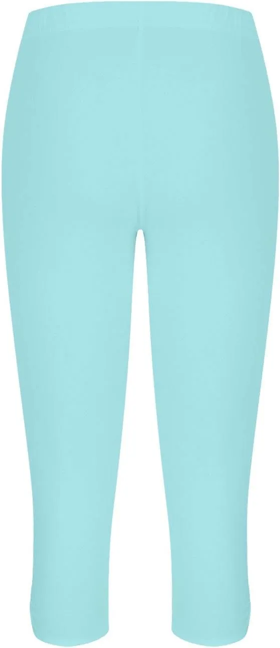 Capri Pants for Women Summer Dressy Comfy Stretchy Leggings Cropped High Waist Yoga Pants Workout Compression Pants