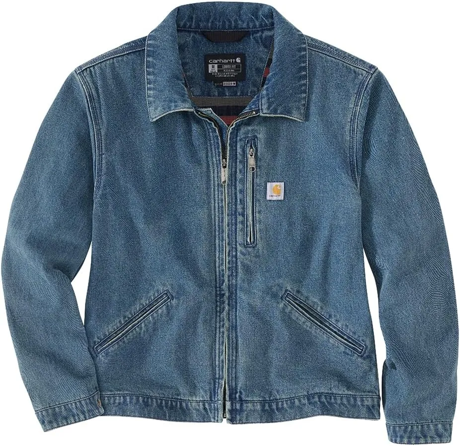 Carhartt Men's Loose Fit Denim Detroit Jacket