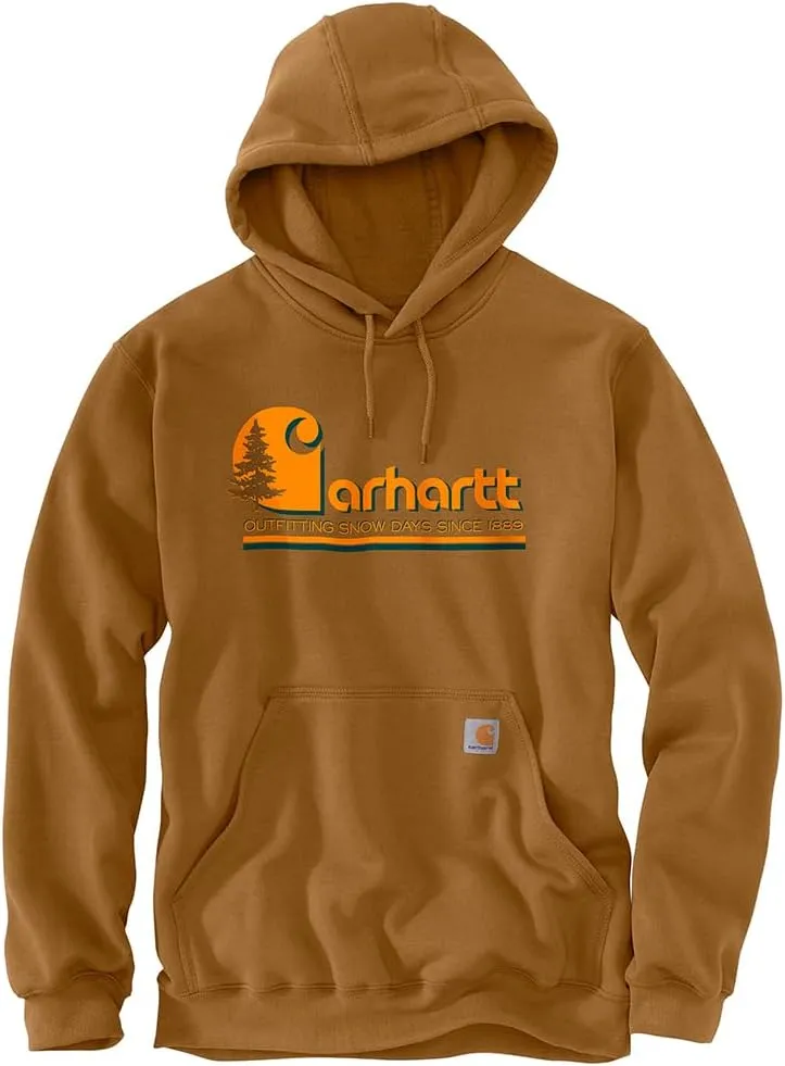Carhartt Men's Loose Fit Midweight Tree Graphic Sweatshirt