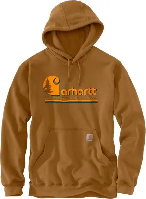 Carhartt Men's Loose Fit Midweight Tree Graphic Sweatshirt