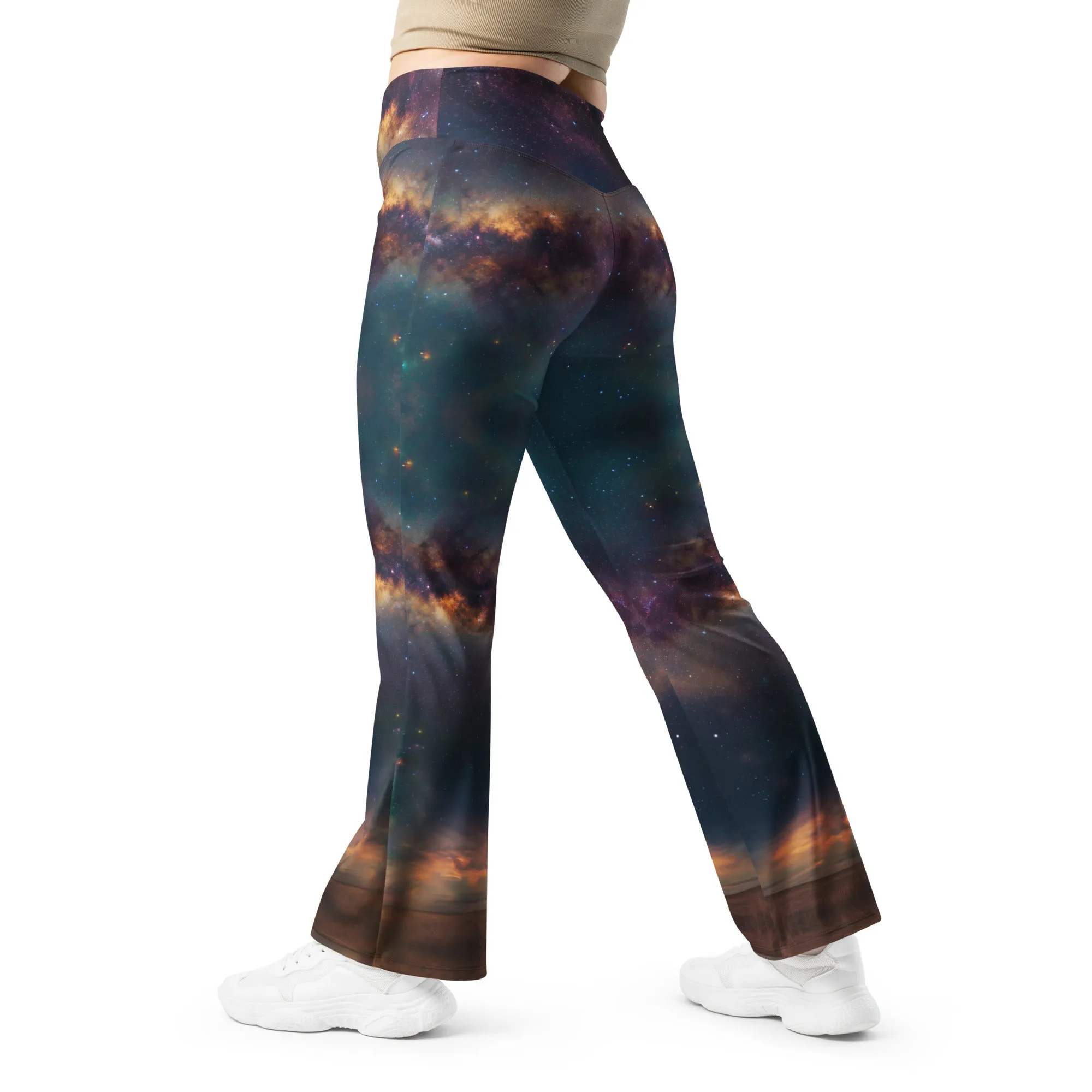 Celestial Soul Voyage  Flare leggings