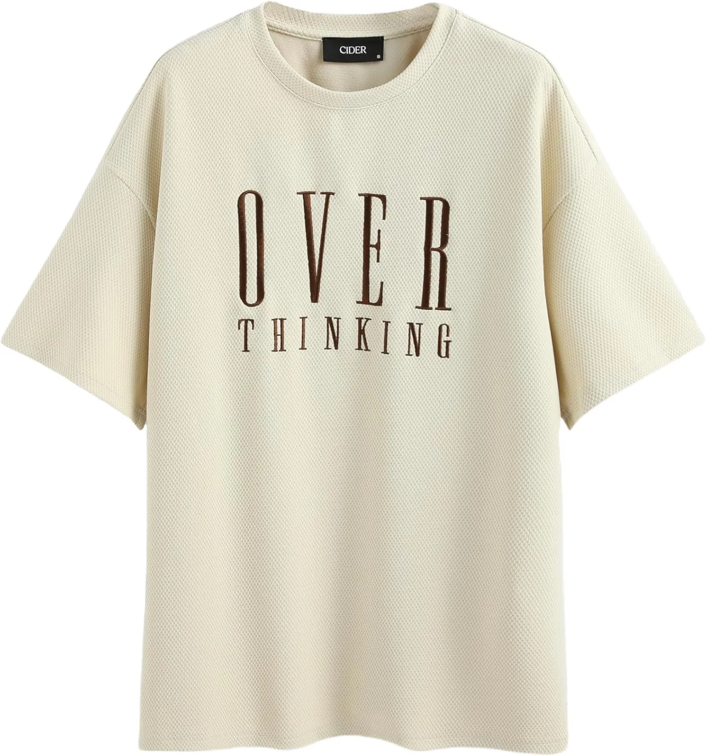 CIDER Graphic Tee Women Oversized Tshirt Crew Neck Oversized Short SleeveTops