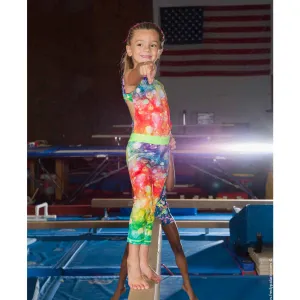 CLEAR - CONFETTI GIRLS' LEGGINGS