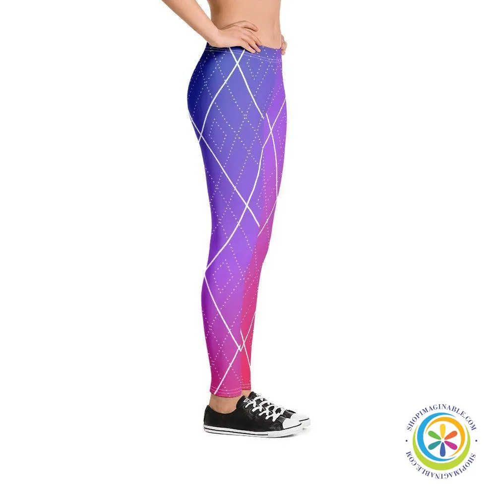 Colorful Diamond Abstract Leggings