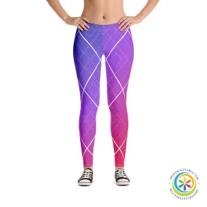 Colorful Diamond Abstract Leggings
