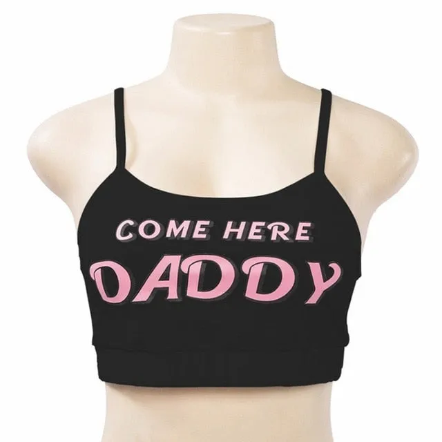 COME HERE DADDY Tank Top & Panties