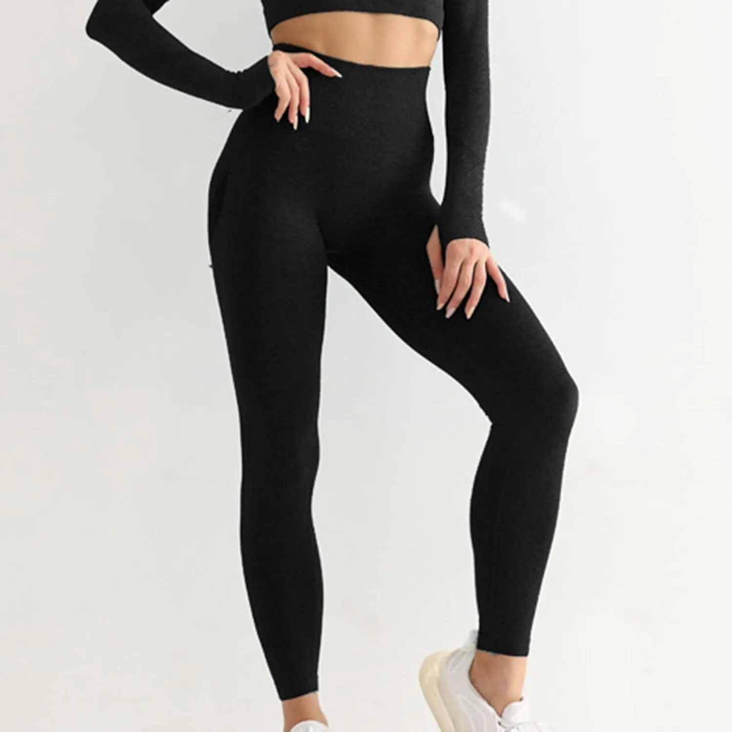 DASAYO Butt Lifting Leggings for Women Workout Fitness Running Pants High Waist Tummy Control Booty Seamless Yoga Pants