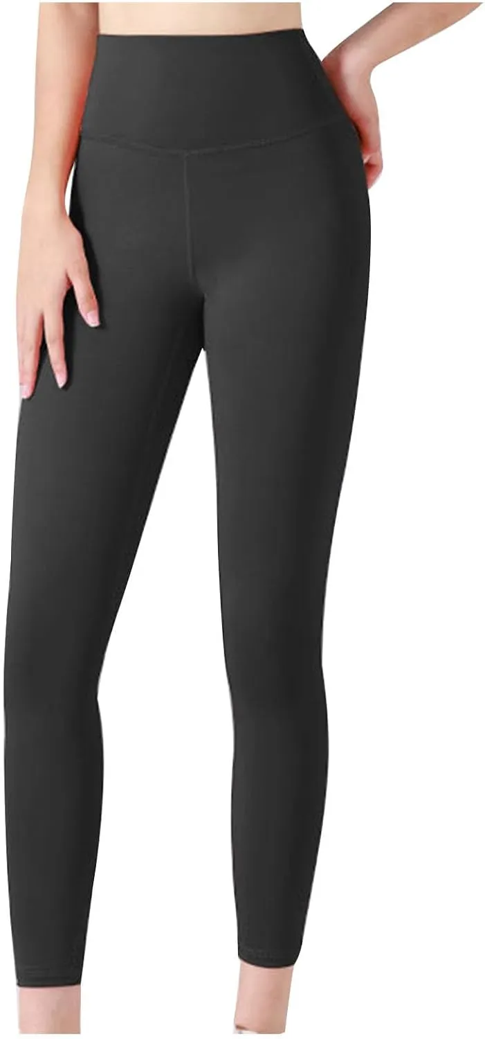 DASAYO Leggings for Womne High Waist Tummy Control Buttery Soft Active Gym Fitness Yoag Pants Ankle Length Workout Leggings