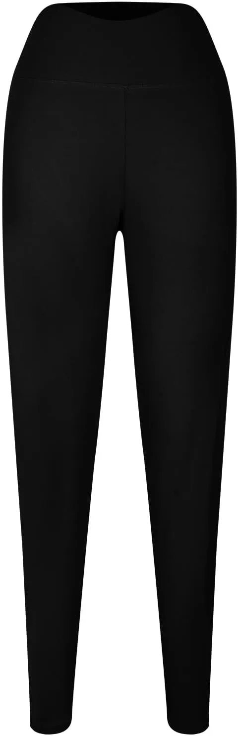 DASAYO Womens Plus Size Leggings High Waist Tummy Control Stretchy Workout Leggings with Pockets Seamless Active Yoga Pants