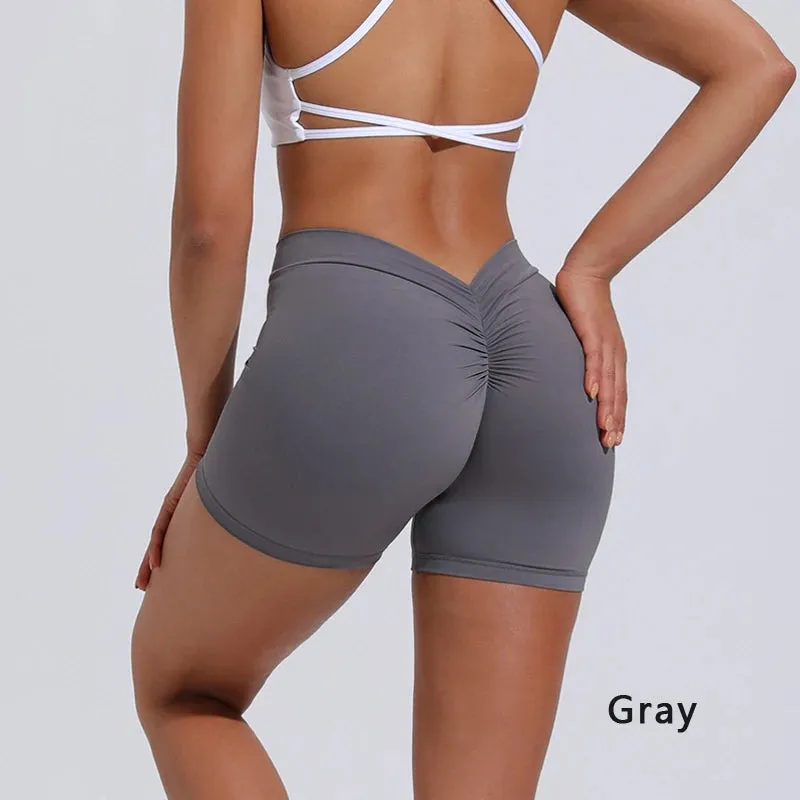 DIAS FIT JOY V-Back High Waisted Yoga Shorts for Women