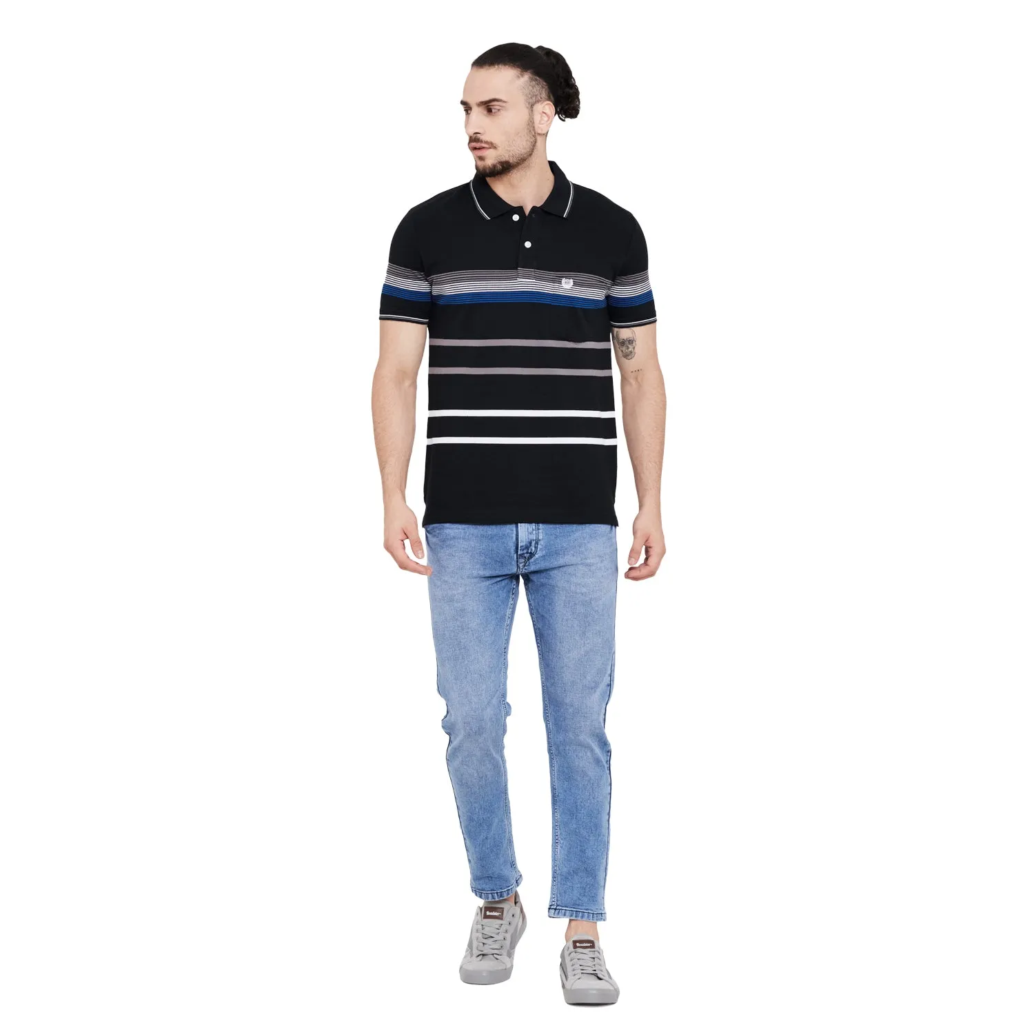 Duke Stardust Men Half Sleeve Cotton T-Shirt (LF5129)