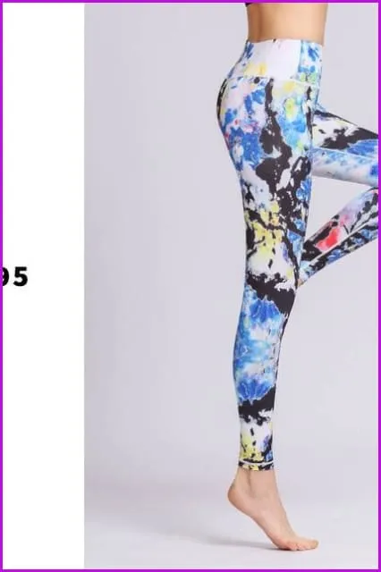 Female Trousers Sport Tights Yoga Pants DE130
