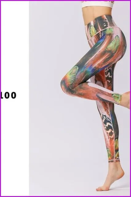 Female Trousers Sport Tights Yoga Pants DE130