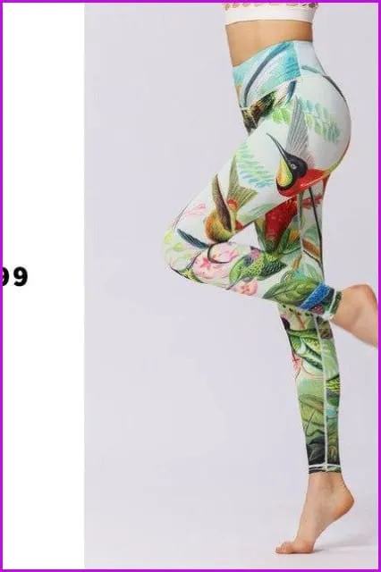 Female Trousers Sport Tights Yoga Pants DE130