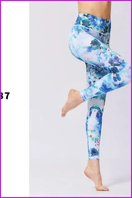 Female Trousers Sport Tights Yoga Pants DE130