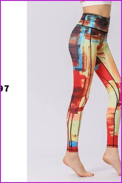 Female Trousers Sport Tights Yoga Pants DE130