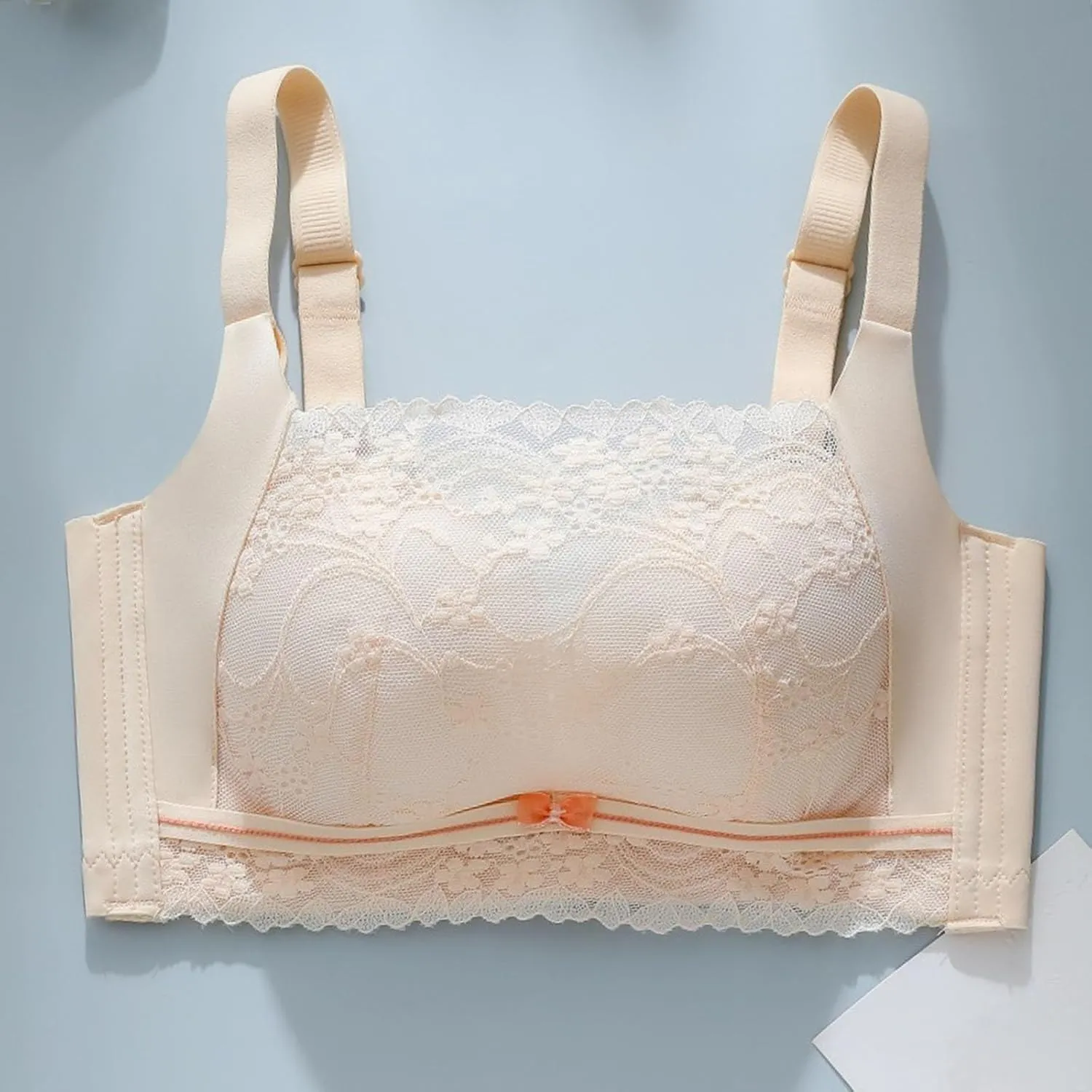 Full Coverage Bras for Women Lace No Underwire Minimizer Bralettes Wireless Everyday Bra Comfort Breathable Underwear