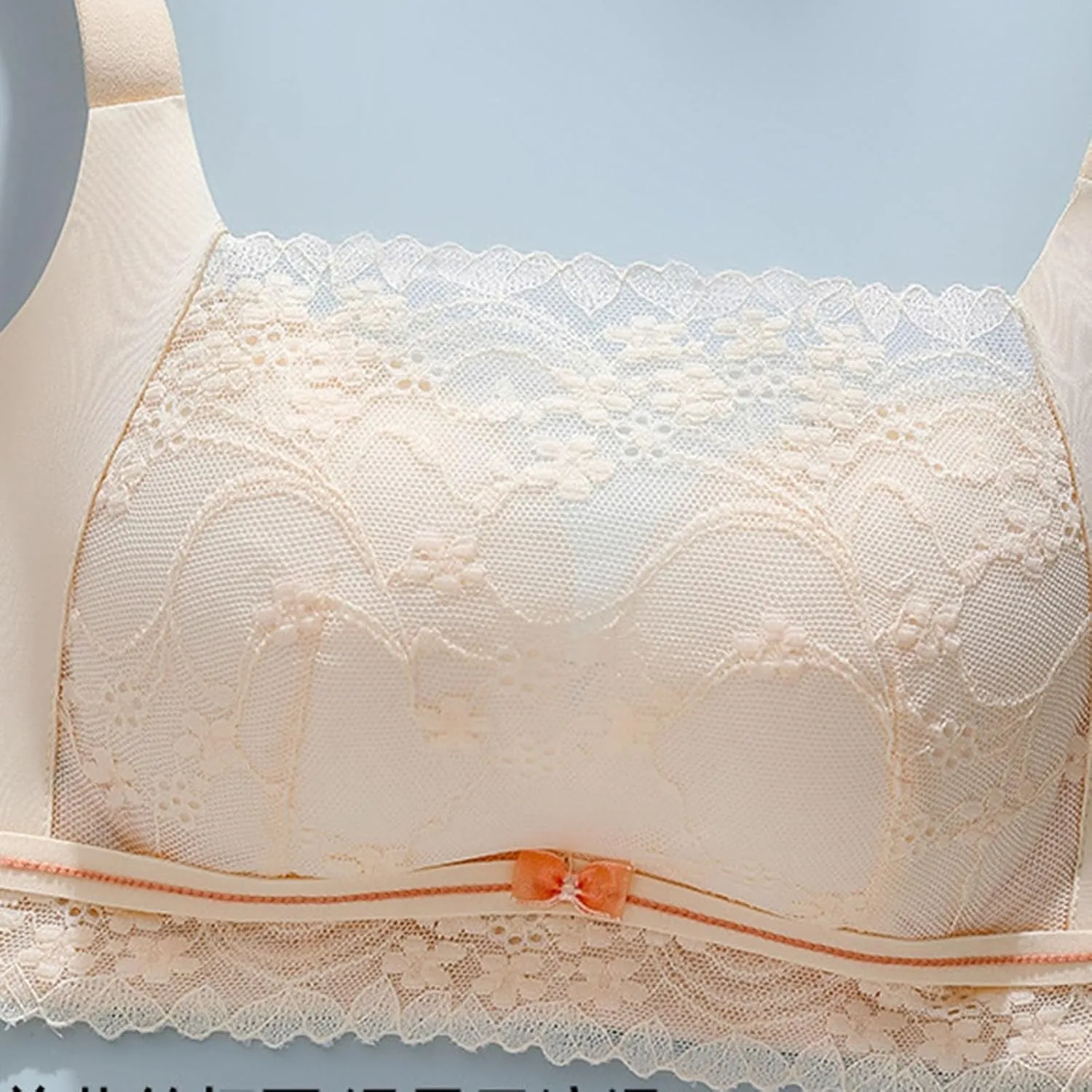 Full Coverage Bras for Women Lace No Underwire Minimizer Bralettes Wireless Everyday Bra Comfort Breathable Underwear