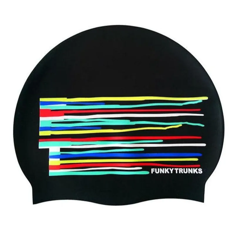 Funky Trunks Silicone Swim Cap | Drip Funk