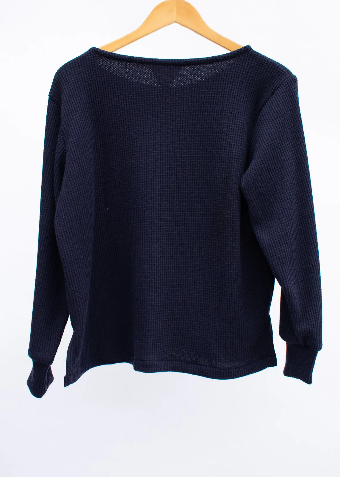 Gale Waffle Knit Boatneck Sweatshirt