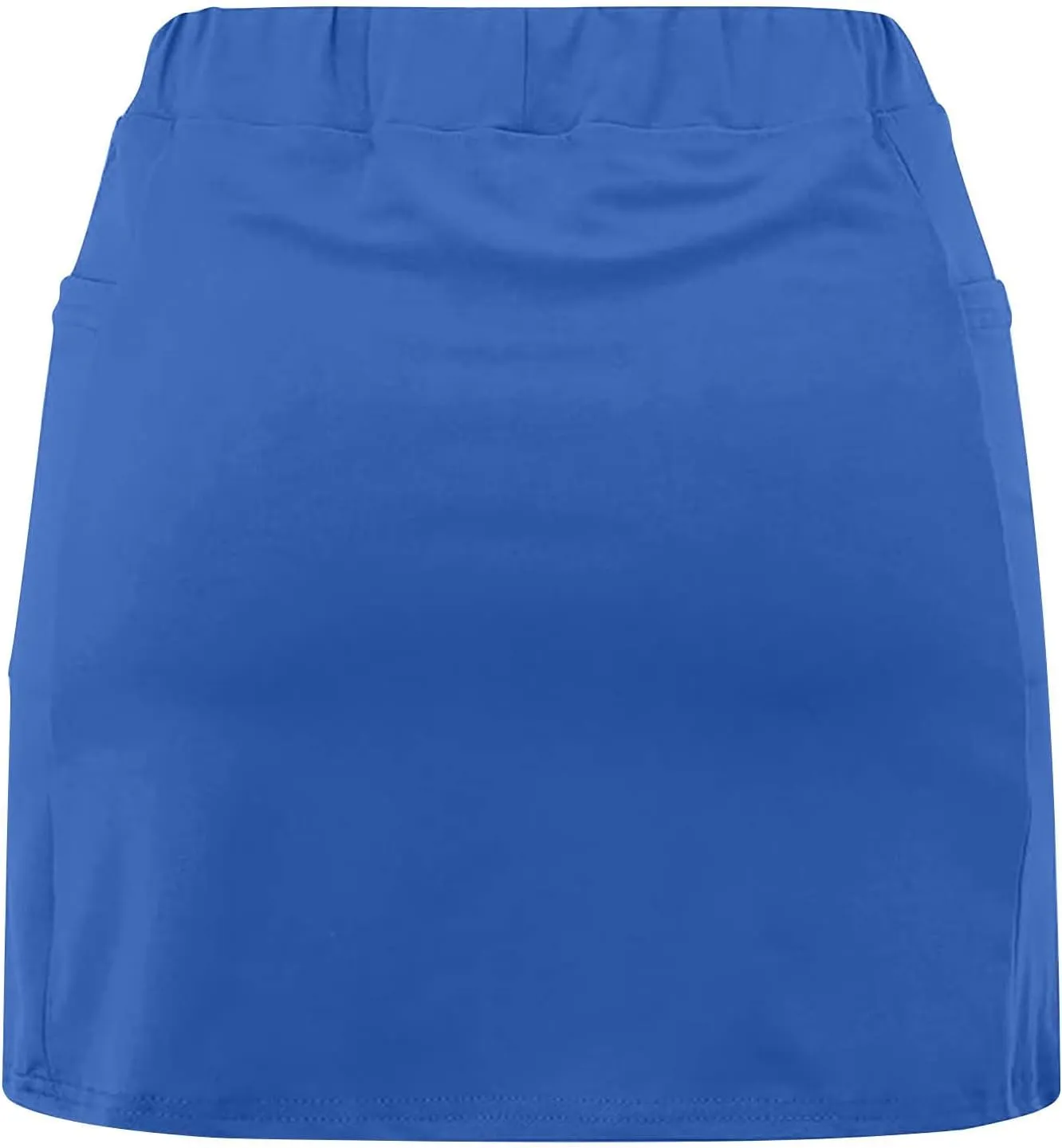 Generic Culottes for Women Stretch Yoga Skirts Shorts Solid Athletic Shorts High Waist Lightweight Tight Joggers with Pocket