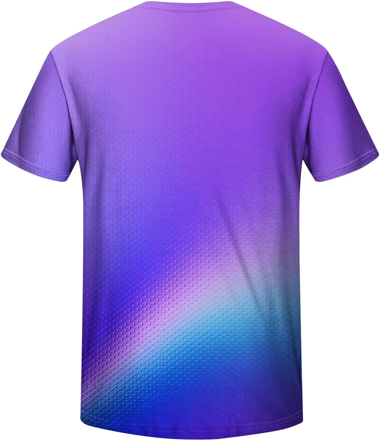 Generic Gradient T-Shirt for Men Oversized Short Sleeve Crew Neck Sports Shirts Summer Casual Plus Size Tees Loose Fit Tops