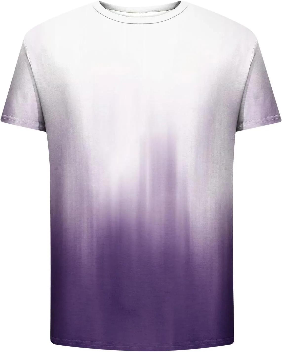 Generic Gradient T-Shirt for Men Oversized Short Sleeve Crew Neck Sports Shirts Summer Casual Plus Size Tees Loose Fit Tops