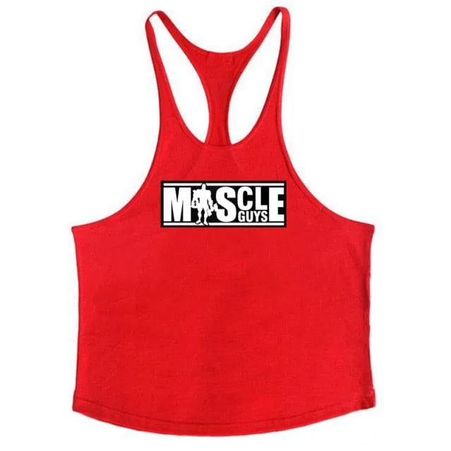 Gym Stringer Tank Top Mens Fitness sporting Vest Singlet workout Sleeveless Shirt