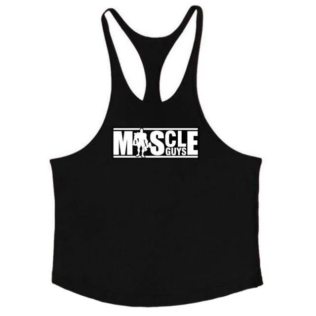 Gym Stringer Tank Top Mens Fitness sporting Vest Singlet workout Sleeveless Shirt