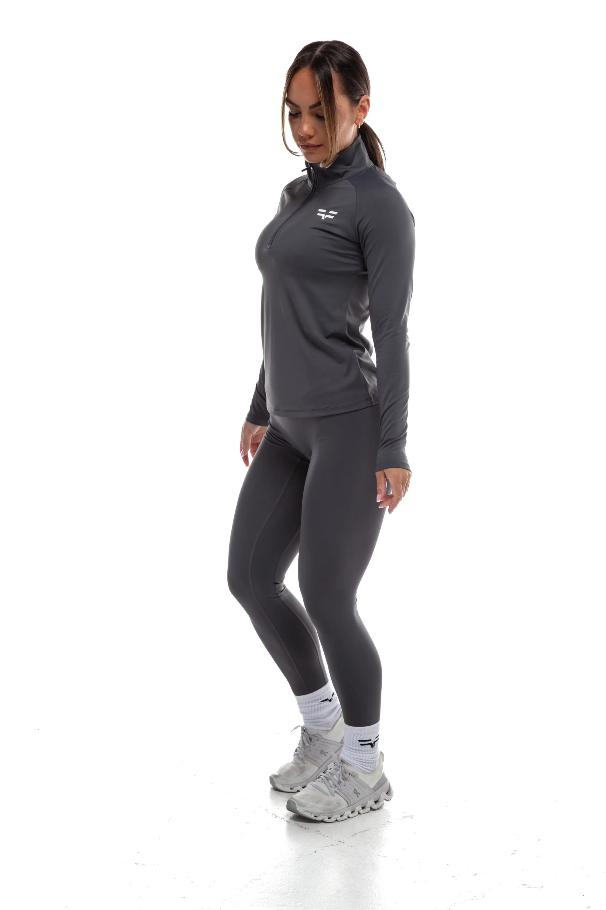 GymFreak Women's Vision Leggings - Grey