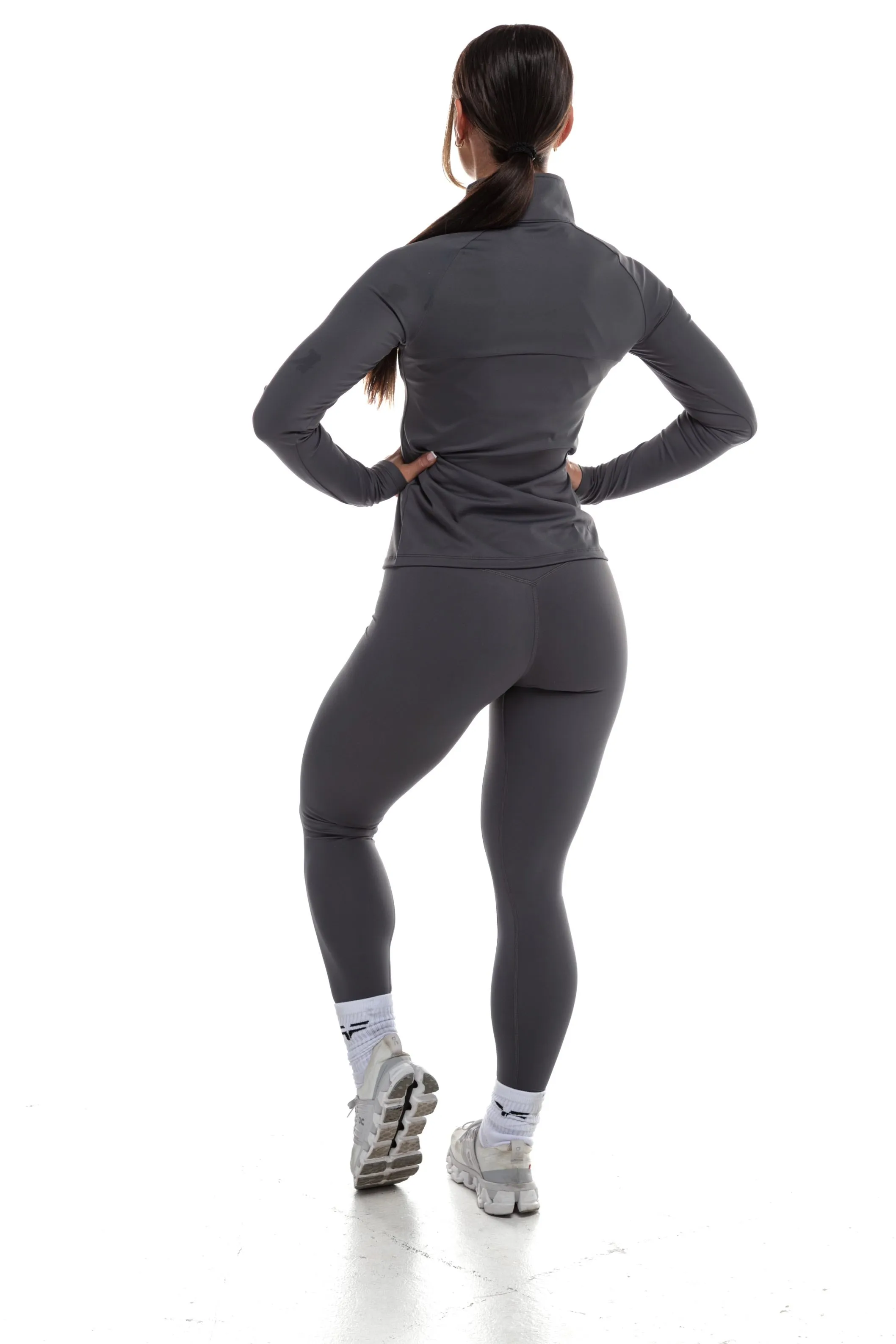 GymFreak Women's Vision Leggings - Grey