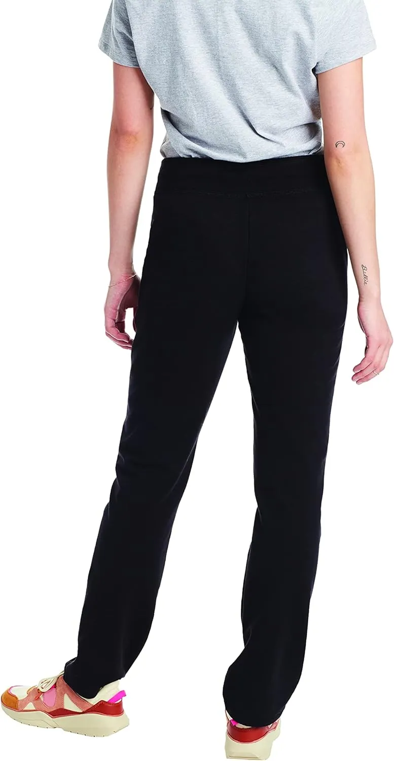 Hanes French Terry, Pocket Lounge Pants for Women, Lighter-Than-Fleece Loungewear