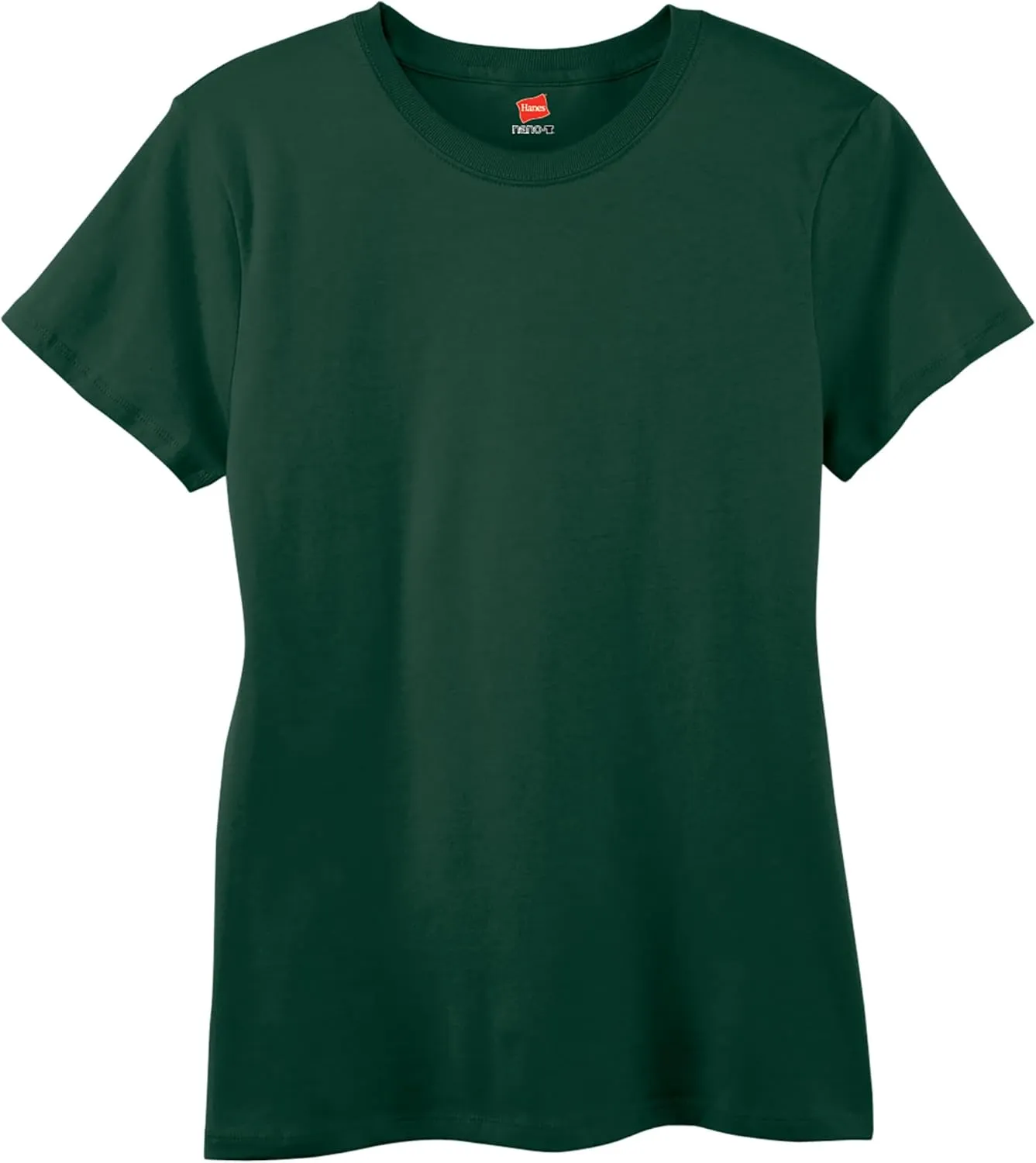 Hanes Perfect-T Crewneck T-Shirt, Lightweight Cotton Short Sleeve Tee for Women
