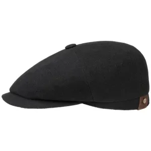 Hatteras Noir Newsboy cap by Stetson