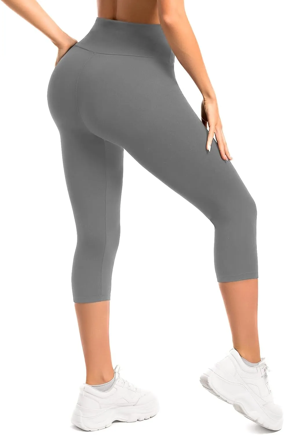 Hethrone Capri Leggings for Women, High Waisted Buttery Soft Women's Leggings for Workout