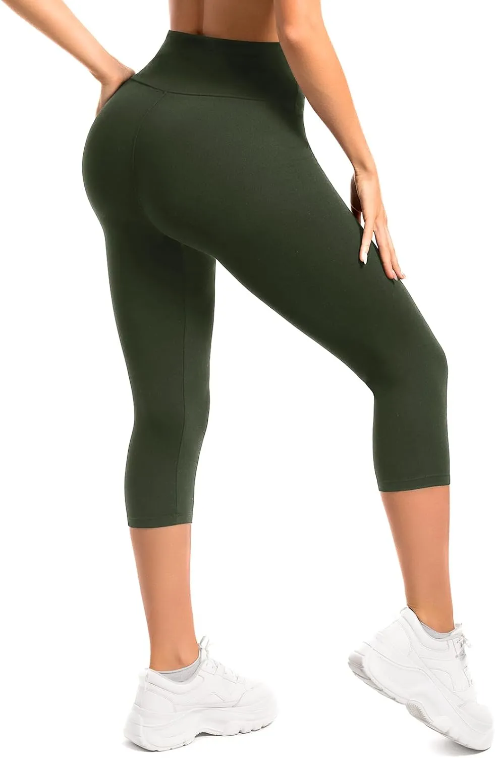 Hethrone Capri Leggings for Women, High Waisted Buttery Soft Women's Leggings for Workout