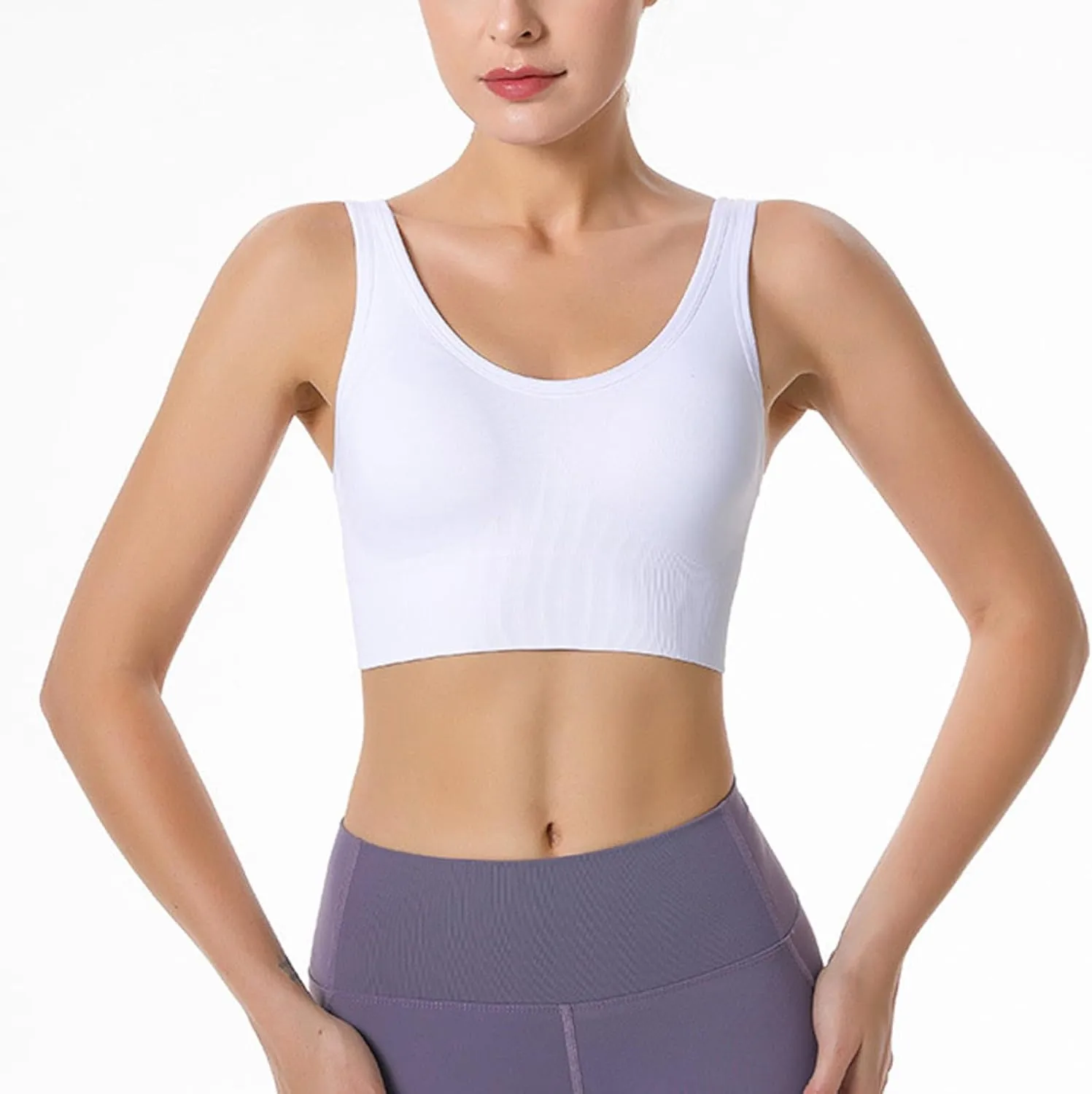 High Impact Sports Bras for Women Large Bust for Large Bust Plus Size Athletic Sports Bra Training Push Up Support