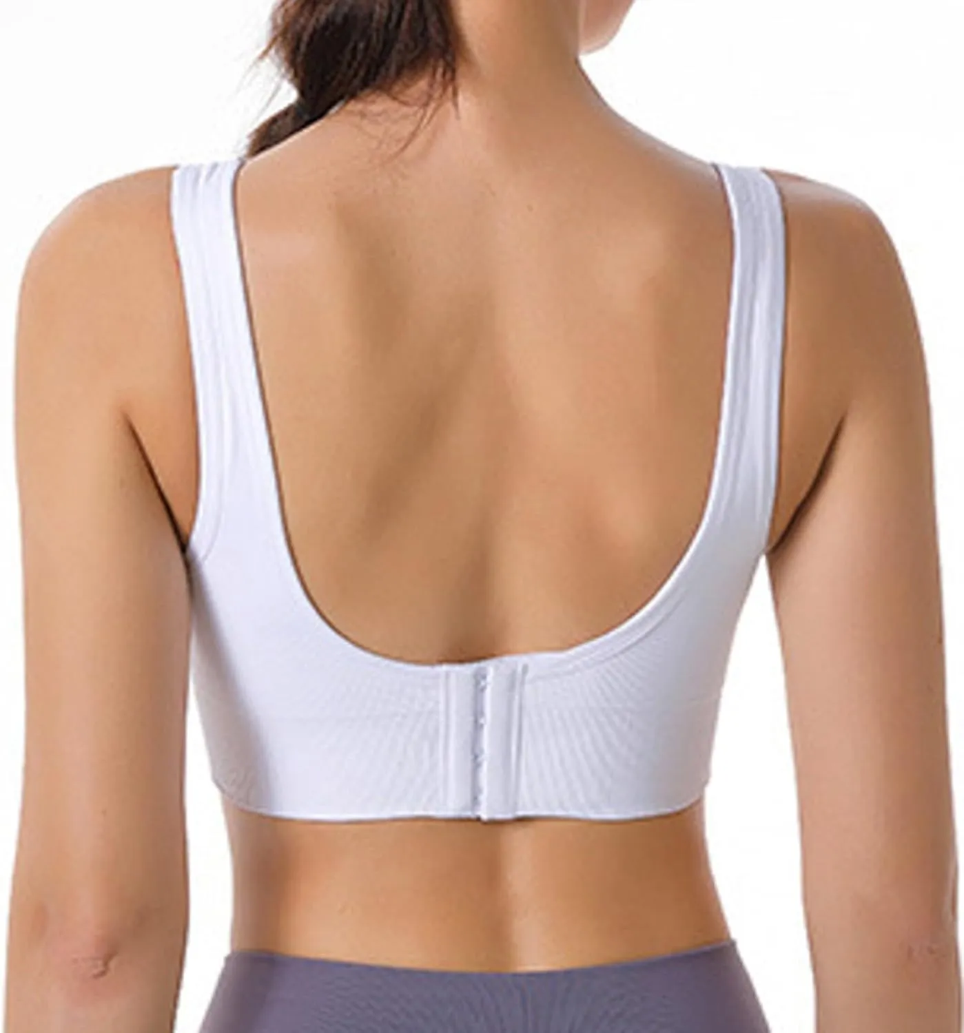 High Impact Sports Bras for Women Large Bust for Large Bust Plus Size Athletic Sports Bra Training Push Up Support