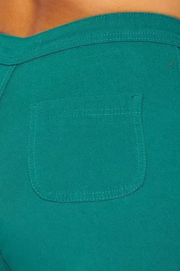 High Waisted Stretchy Bell Bottom Jeans