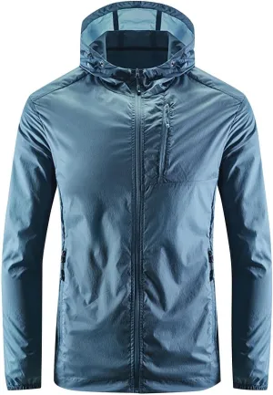 Hoodie Shirts for Men UPF 50  Fishing Swim T-Shirt Long Sleeve Outdoor Sports Quick Dry Hiking Hoodies