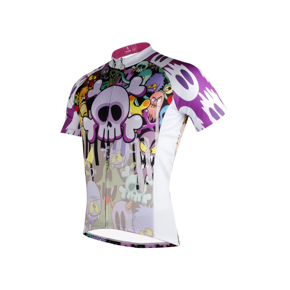 Horror Skull& Monster Men's Short-Sleeve Cycling Jersey Summer  698