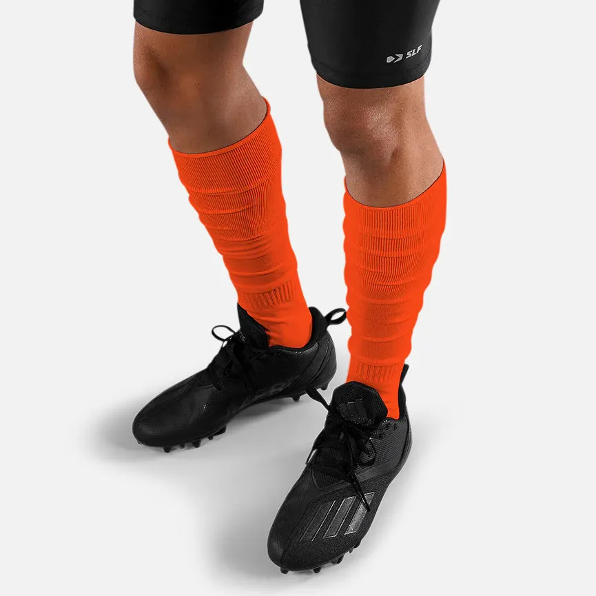 Hue Orange Over The Knee Sport Socks