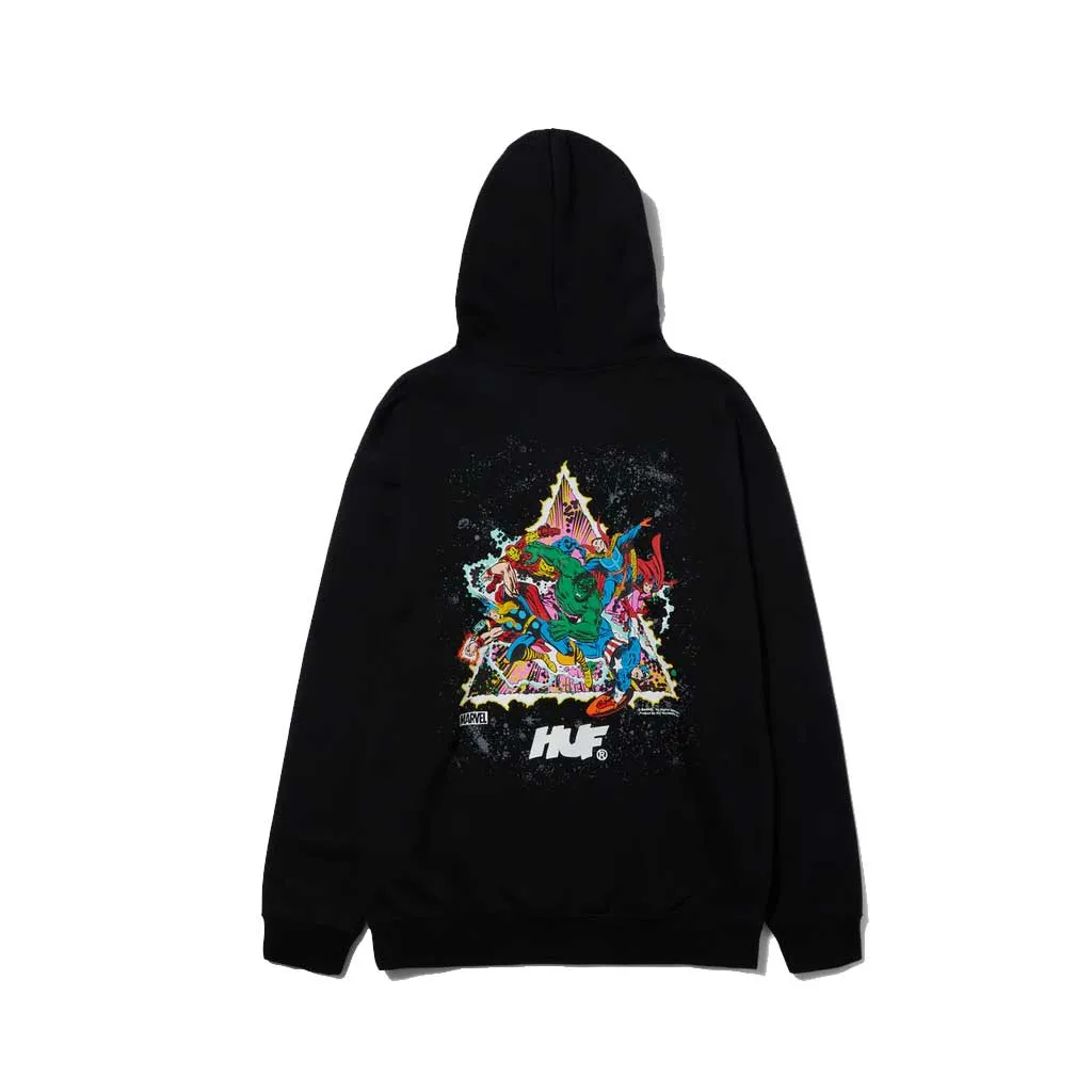 Huf x Avengers Cosmic Assemblage PO Hoodie - Black